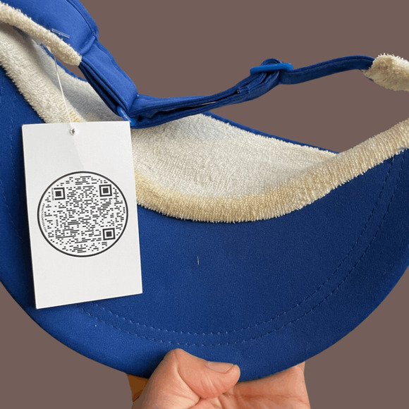 Nissin Cap Visor | Blue, Statement Humor | One Size | Vintage - Picture 4 of 4